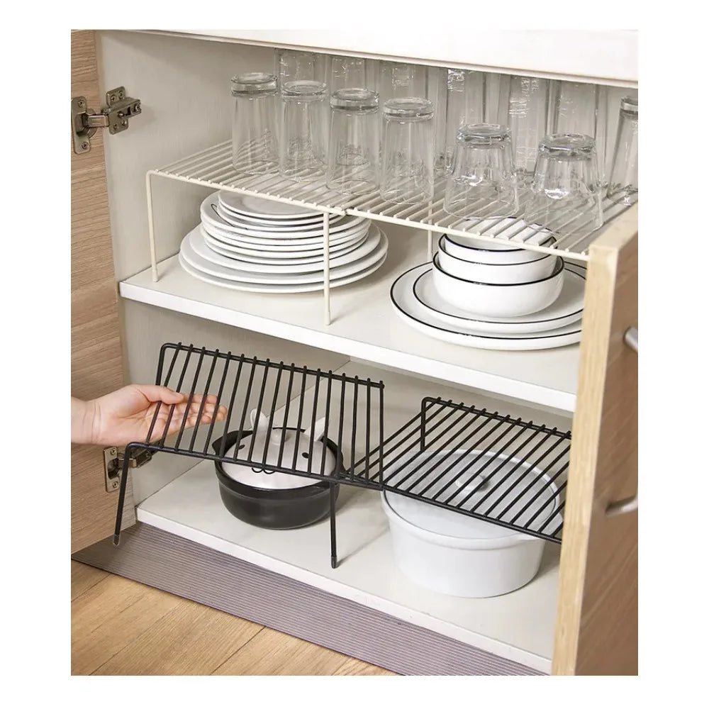 Iron Kitchen Storage Rack Closet Shelf