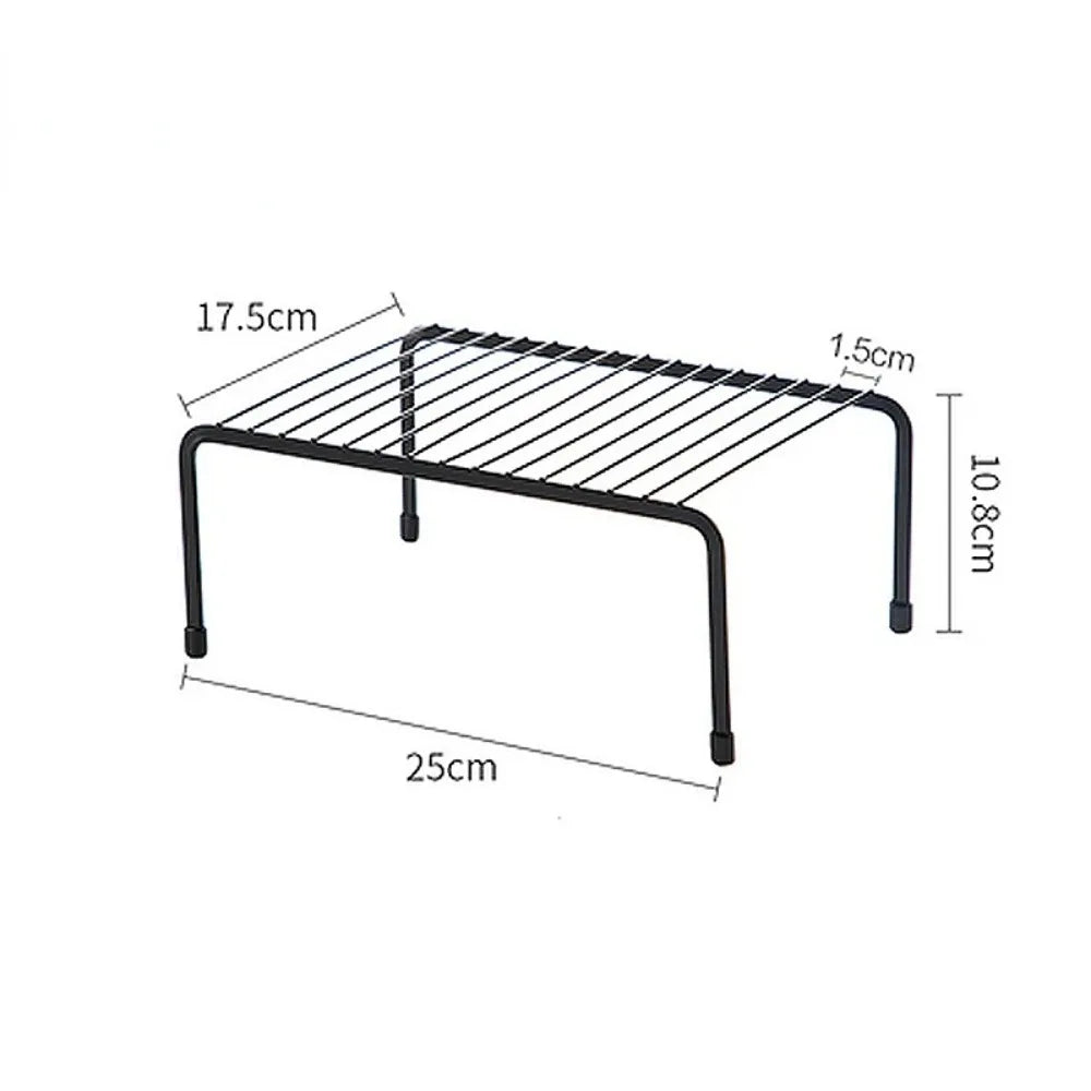 Iron Kitchen Storage Rack Closet Shelf