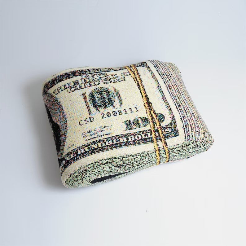 Folded Banknote Shape Pillow