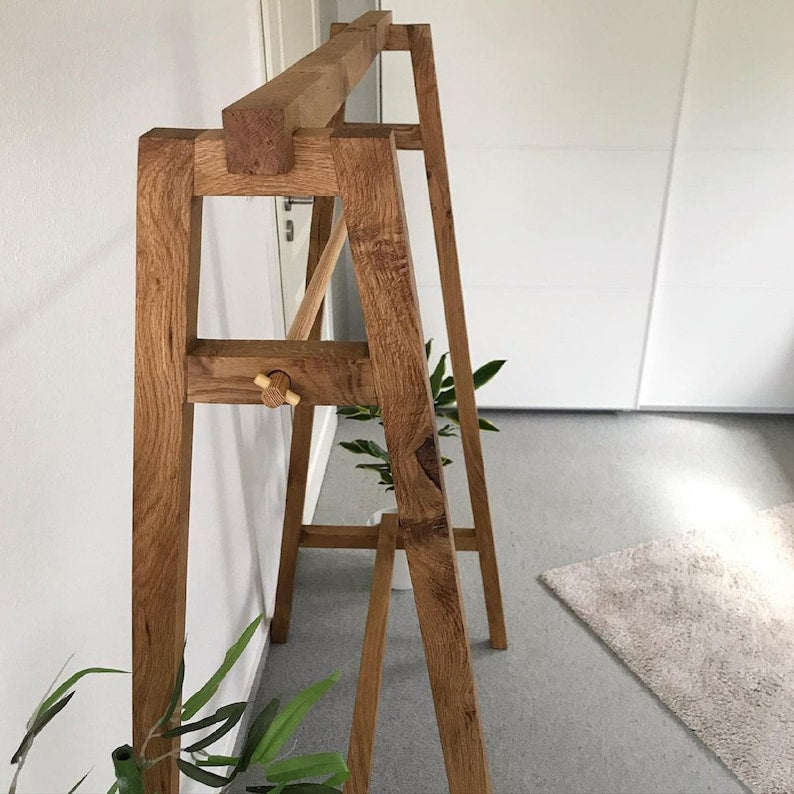 Wood Coat Hanger, Clothes Stand, coat stand, Garment Rack, The Gentleman's Valet Stand, wooden Garderobe, wardrobe,Dress up storage rack