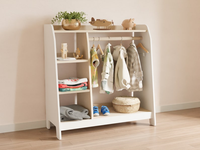 Wardrobe: Clothing Rack and Nursery Storage