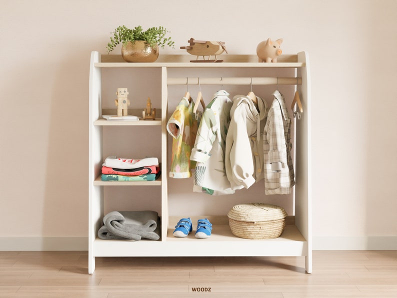 Wardrobe: Clothing Rack and Nursery Storage