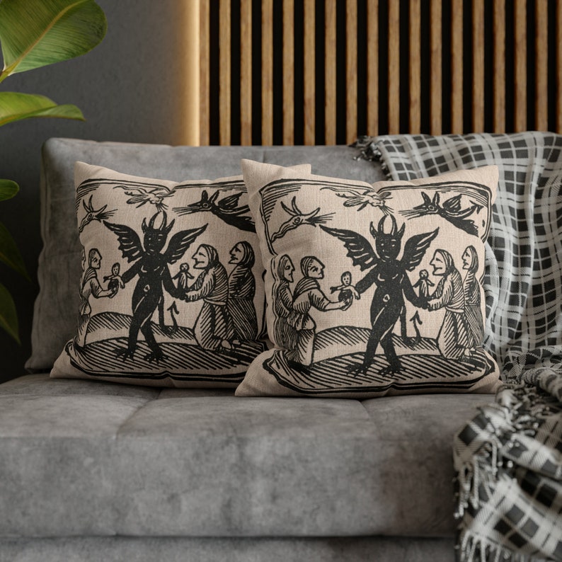 Witches and Demons Exchange Dolls Accent Pillow