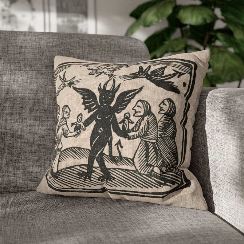 Witches and Demons Exchange Dolls Accent Pillow