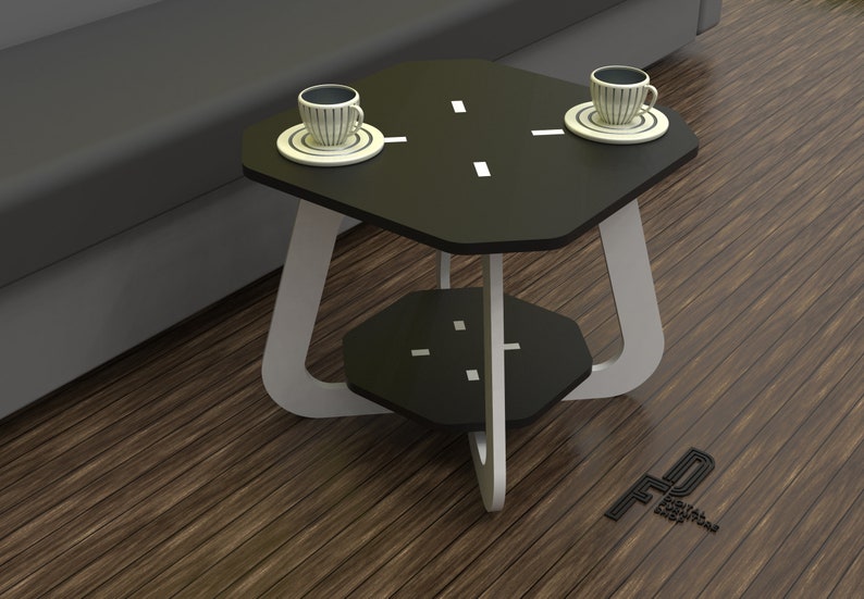 COFFEE Table/Modern Coffee Table/Digital Furniture/Easy Assemble/DIY/CNC Cutting Files