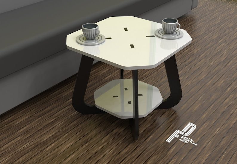 COFFEE Table/Modern Coffee Table/Digital Furniture/Easy Assemble/DIY/CNC Cutting Files