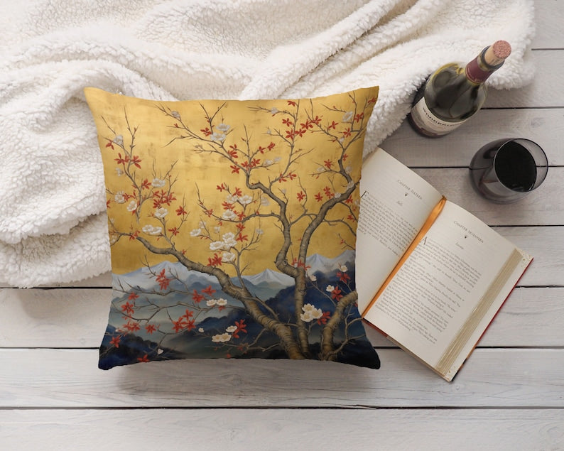 Cherry Blossom Serenity Pillow