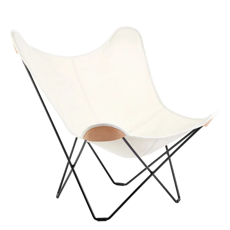 White Canvas Butterfly Chair