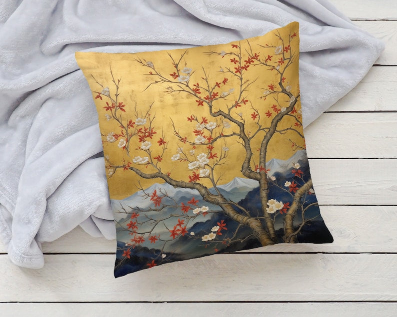 Cherry Blossom Serenity Pillow