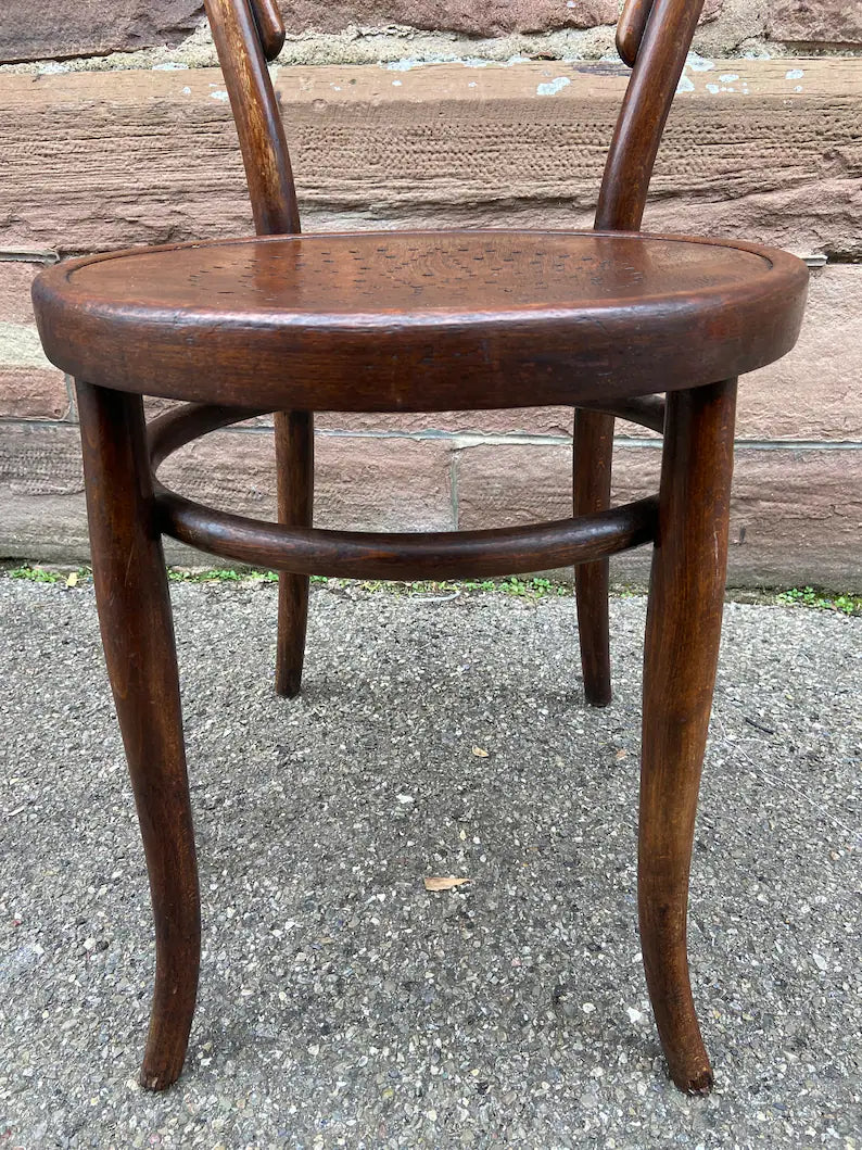 1 bistro chair 1880s Restaurant cafe chairs French Bentwood Nr 14 in bent wood albert Stoll Waldshut Germany