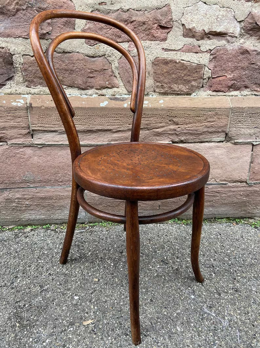 1 bistro chair 1880s Restaurant cafe chairs French Bentwood Nr 14 in bent wood albert Stoll Waldshut Germany