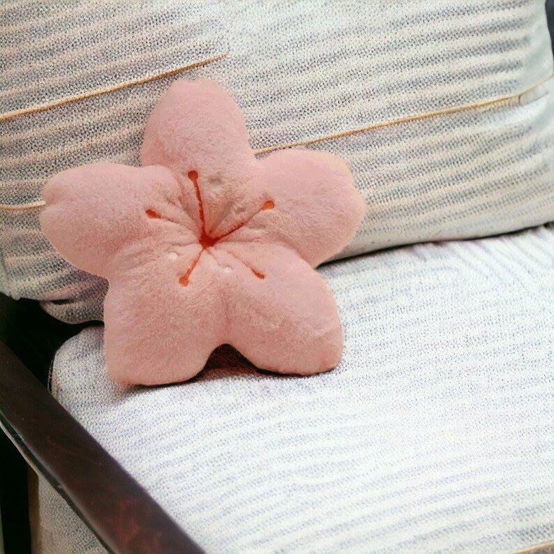 Pink Flower Pillow