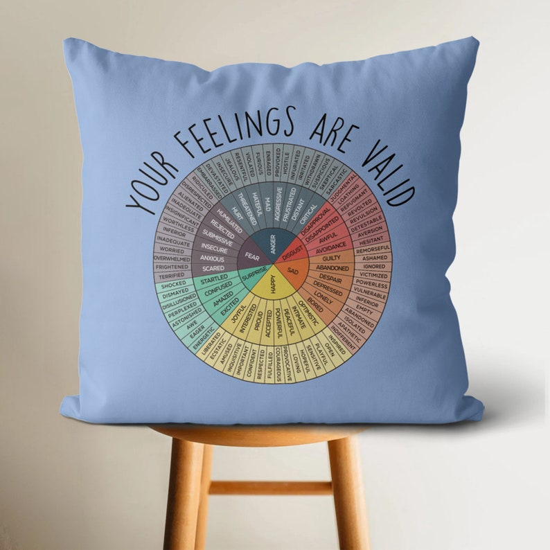 Your feeling Feelings Wheel Pillow