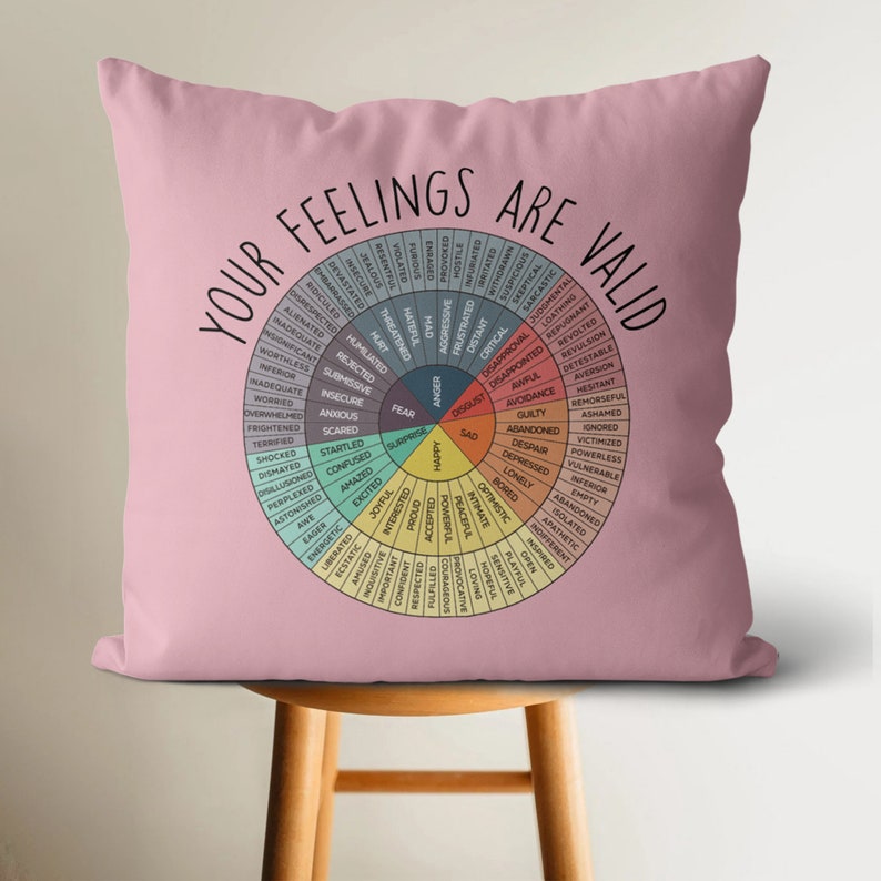 Your feeling Feelings Wheel Pillow