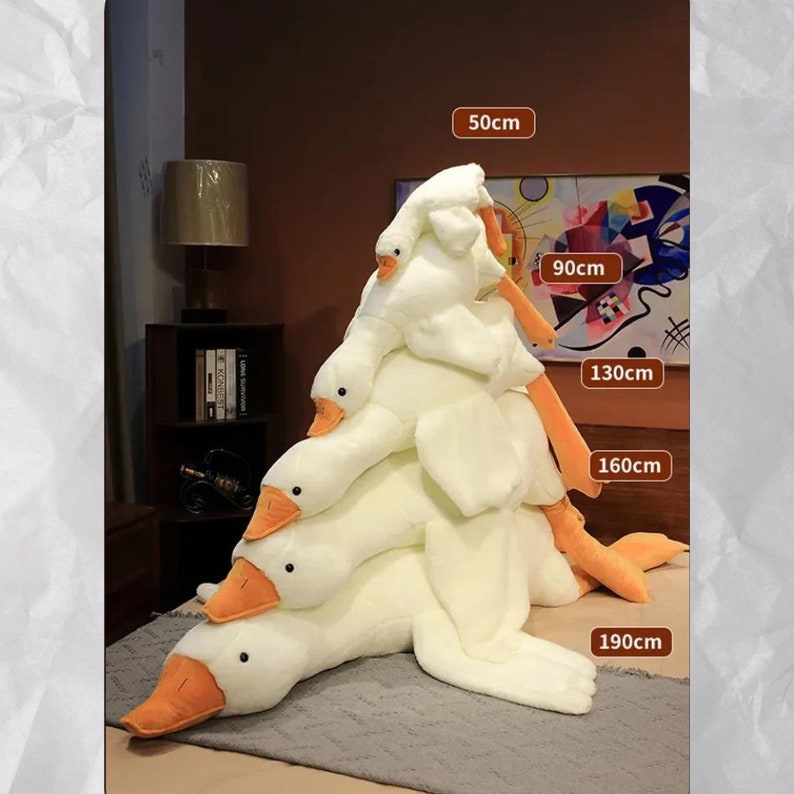 Whimsical Goose Body Pillow