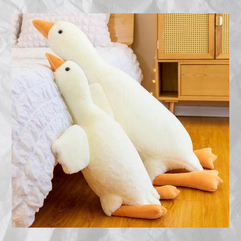 Whimsical Goose Body Pillow