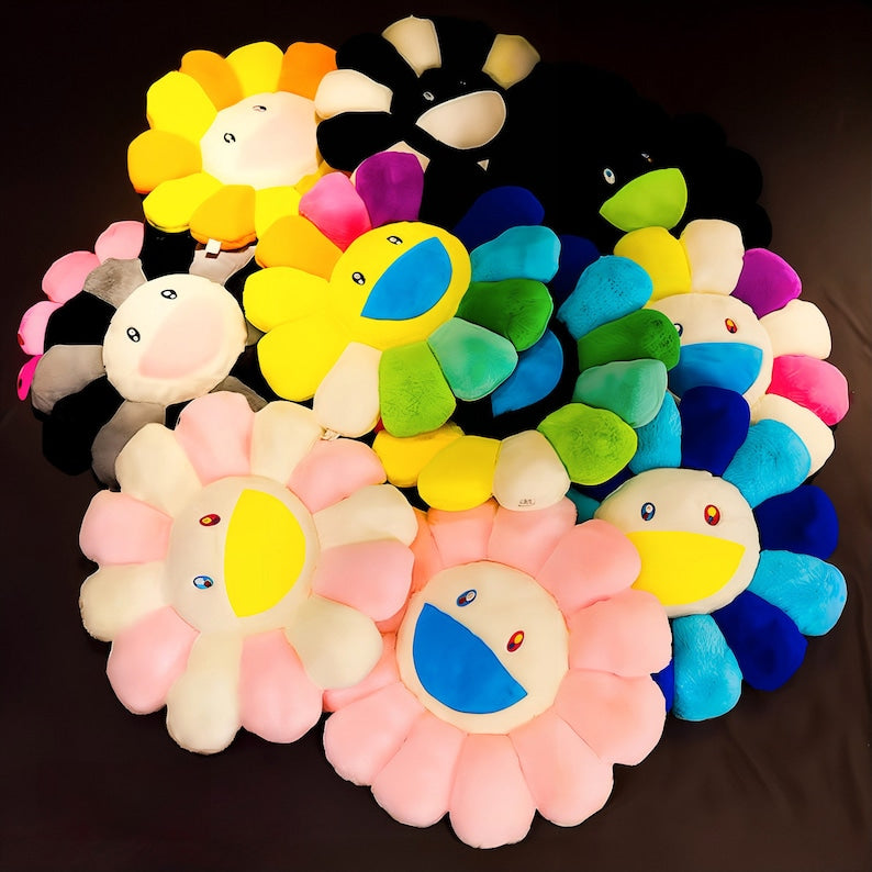 Sunflower Plush Pillow Cute & Colorful