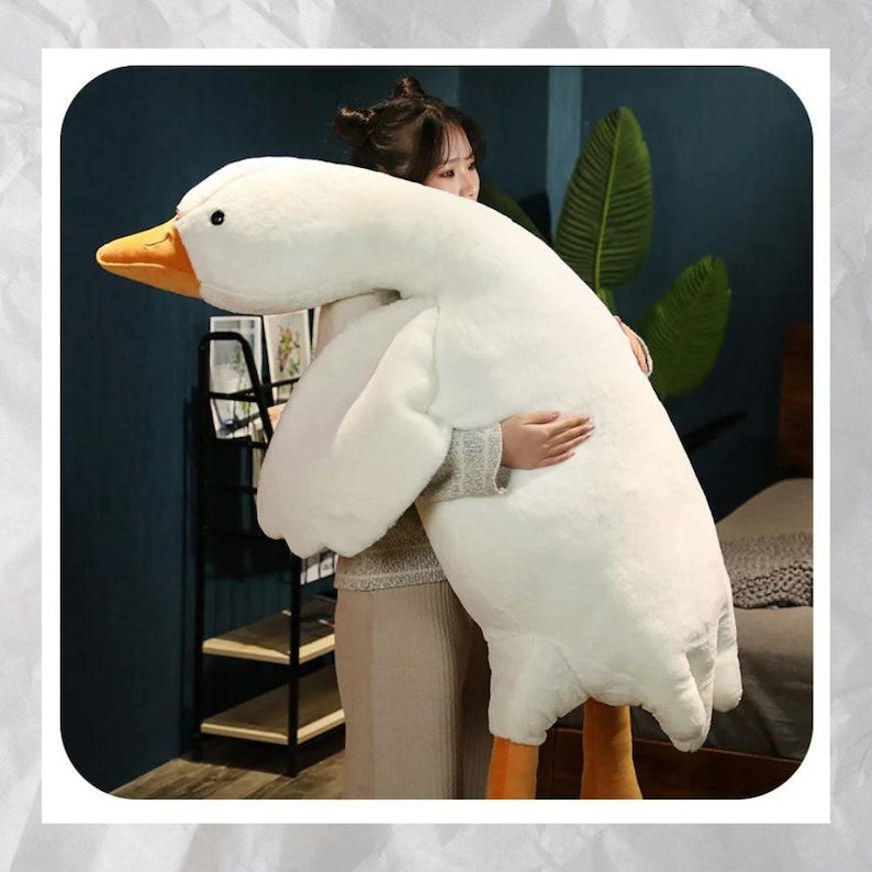 Whimsical Goose Body Pillow