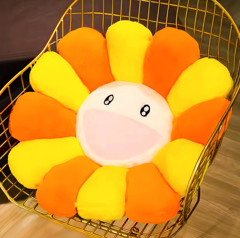 Sunflower Plush Pillow Cute & Colorful