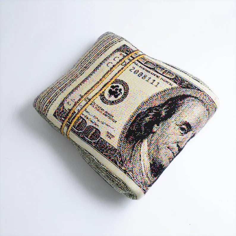 Folded Banknote Shape Pillow