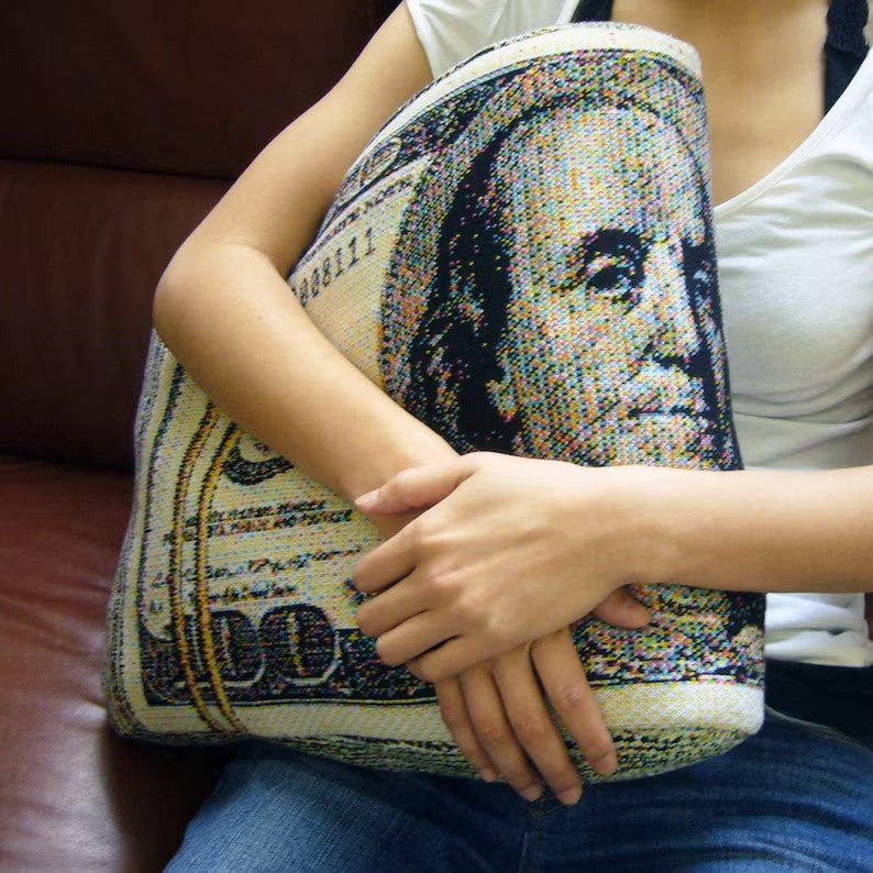 Folded Banknote Shape Pillow